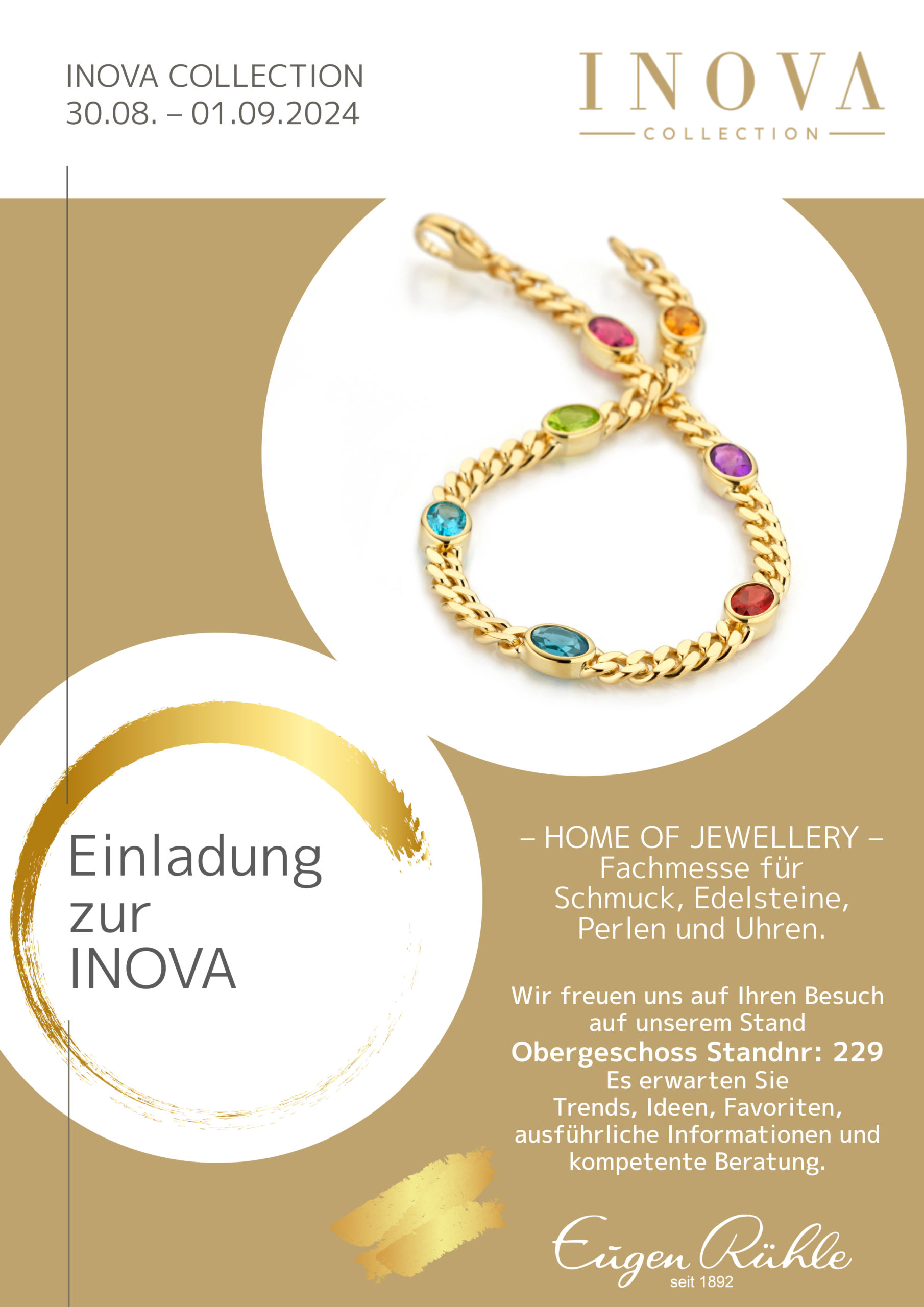 Einladung zur INOVA Collection von Eugen Rühle